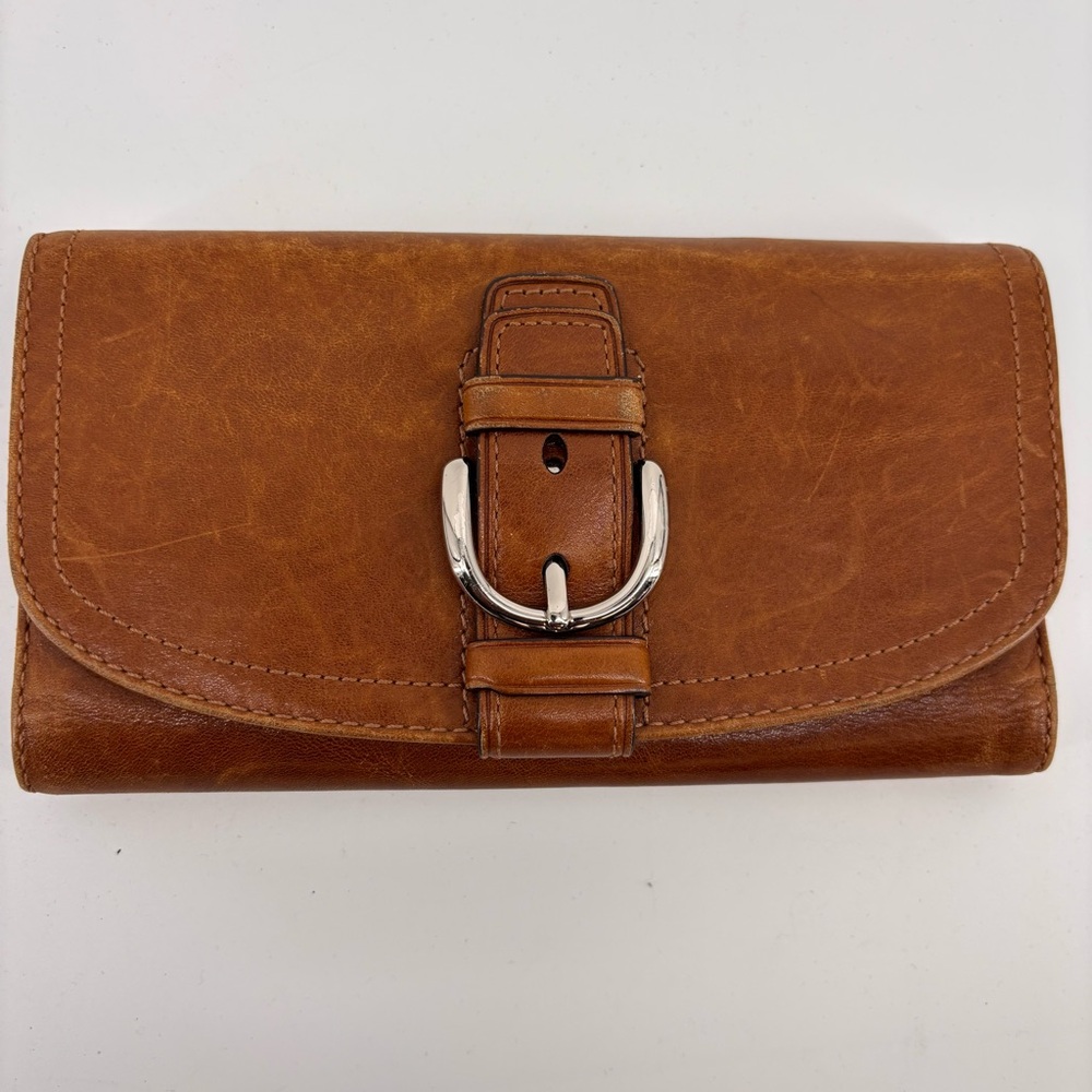 Coach | Vintage Pink Buckle Wallet